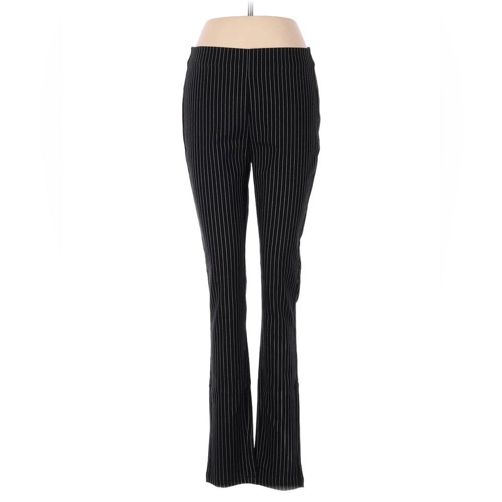 Who What Wear Black and White Striped Straight Leg Pants - Women’s Size 10